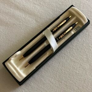 Cross Matte black and gold cococola bottle pen pencil set